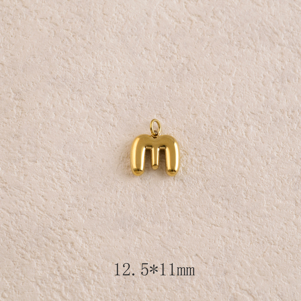 Wholesaler Ikita Paris - Set of 3 smooth letter pendants