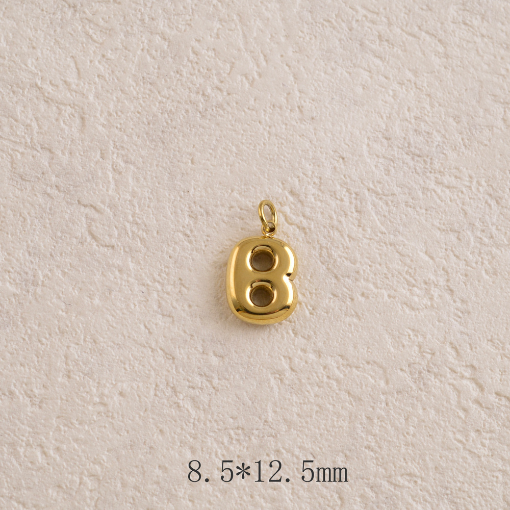 Wholesaler Ikita Paris - Set of 3 smooth letter pendants