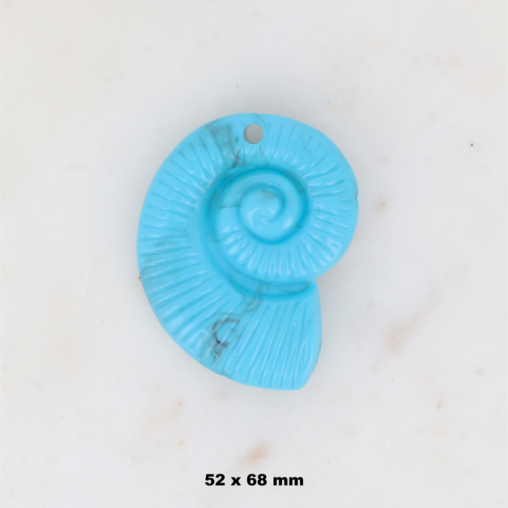 Wholesaler Ikita Paris - SET OF 2 Shell-shaped Resin Beads