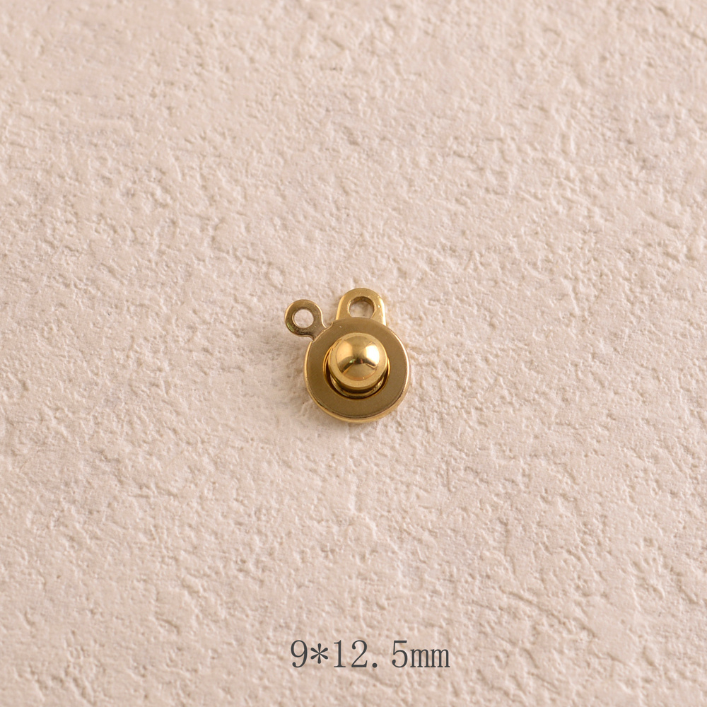 Wholesaler Ikita Paris - Set of 5 snap fasteners 9 mm