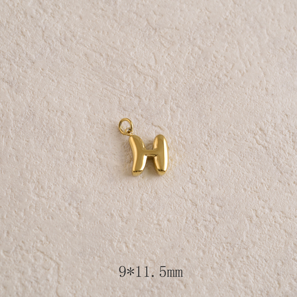 Wholesaler Ikita Paris - Set of 3 smooth letter pendants