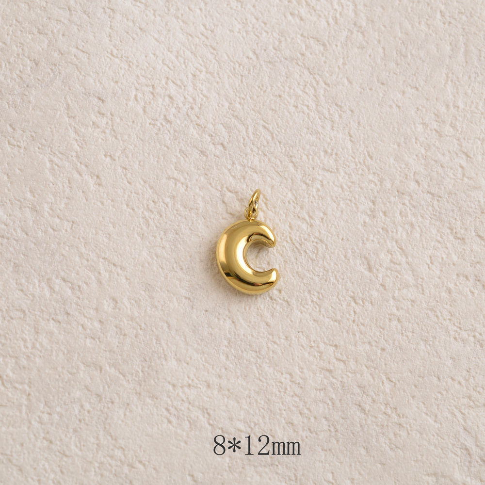 Wholesaler Ikita Paris - Set of 3 smooth letter pendants