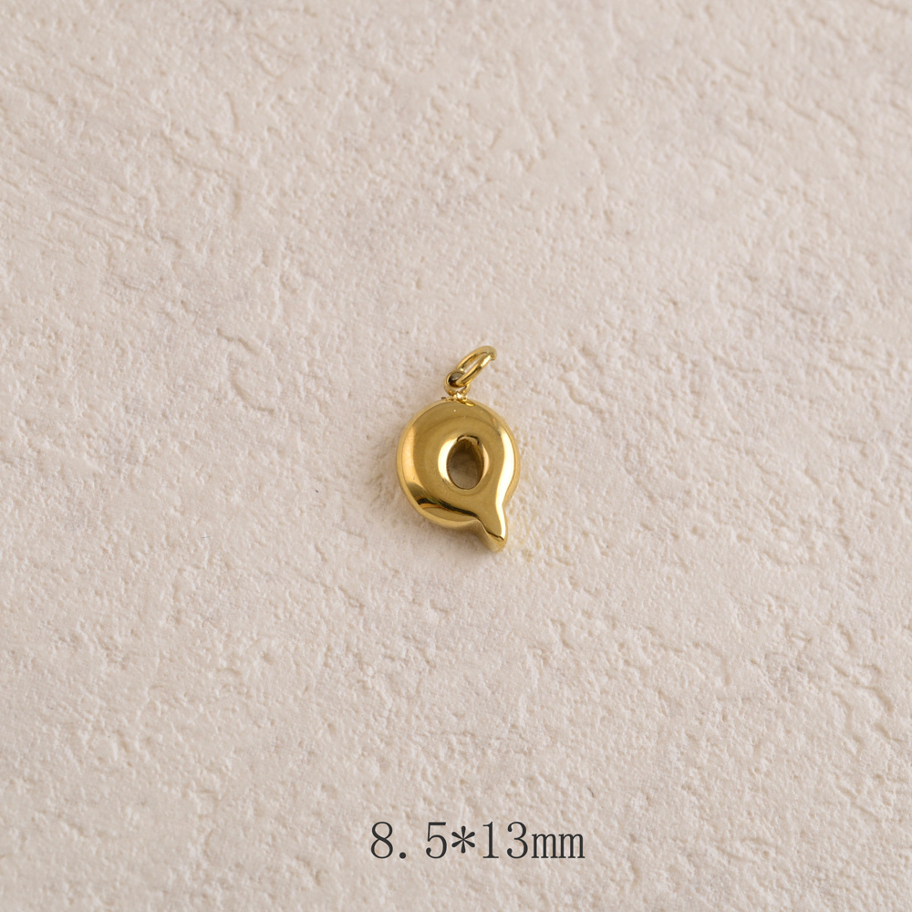 Wholesaler Ikita Paris - Set of 3 smooth letter pendants