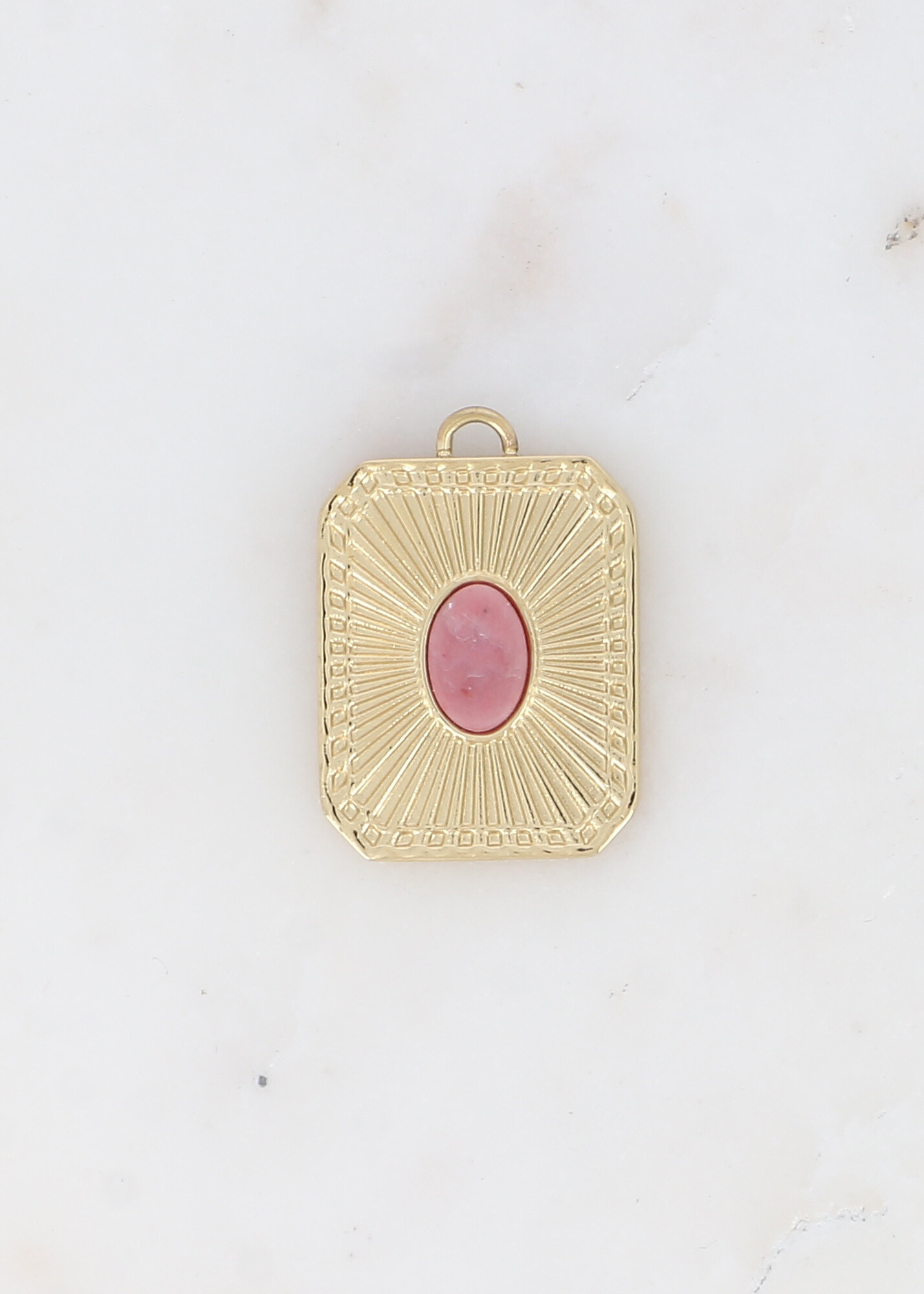 Wholesaler Ikita Paris - Set of 3 rectangular pendants with natural stone
