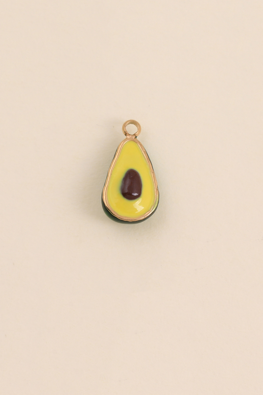 Mayorista Ikita Paris - LOTE DE 3 Colgantes con forma de aguacate en esmalte
