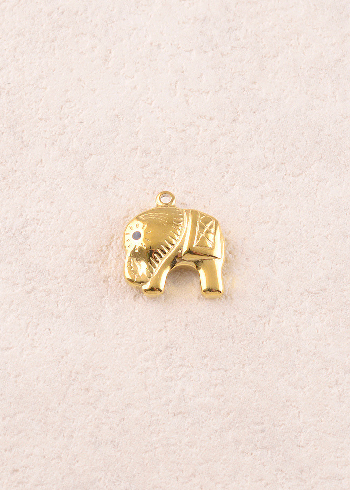 Wholesaler Ikita Paris - Lot of 3 pendants formed by the textured elephant