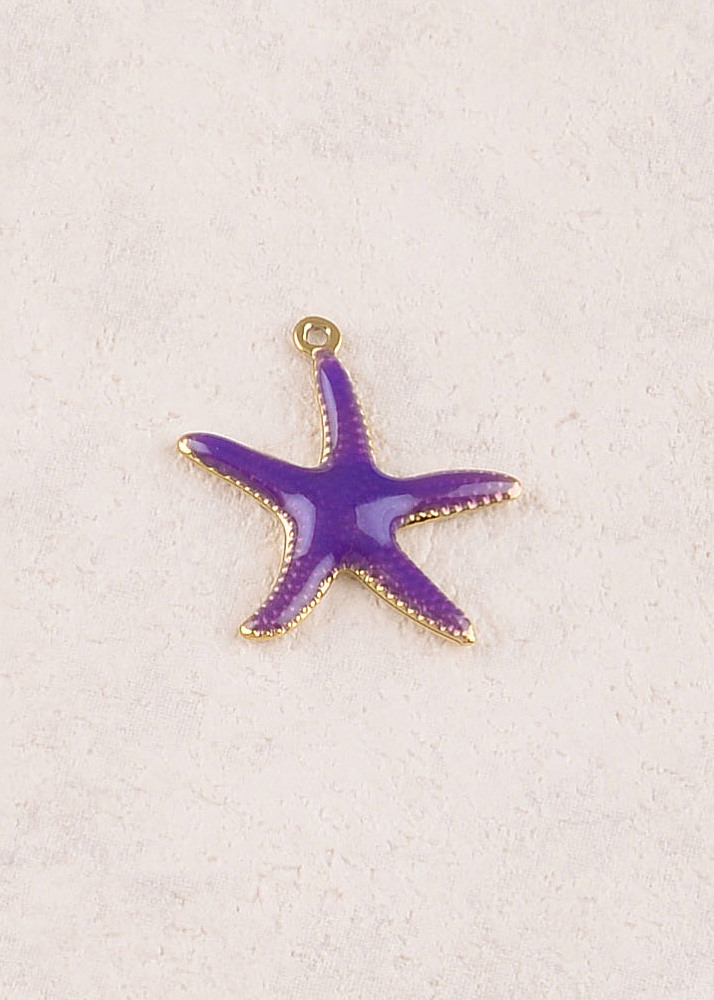 Mayorista Ikita Paris - Muchos 3 colgantes en la estrella del mar esmaltado