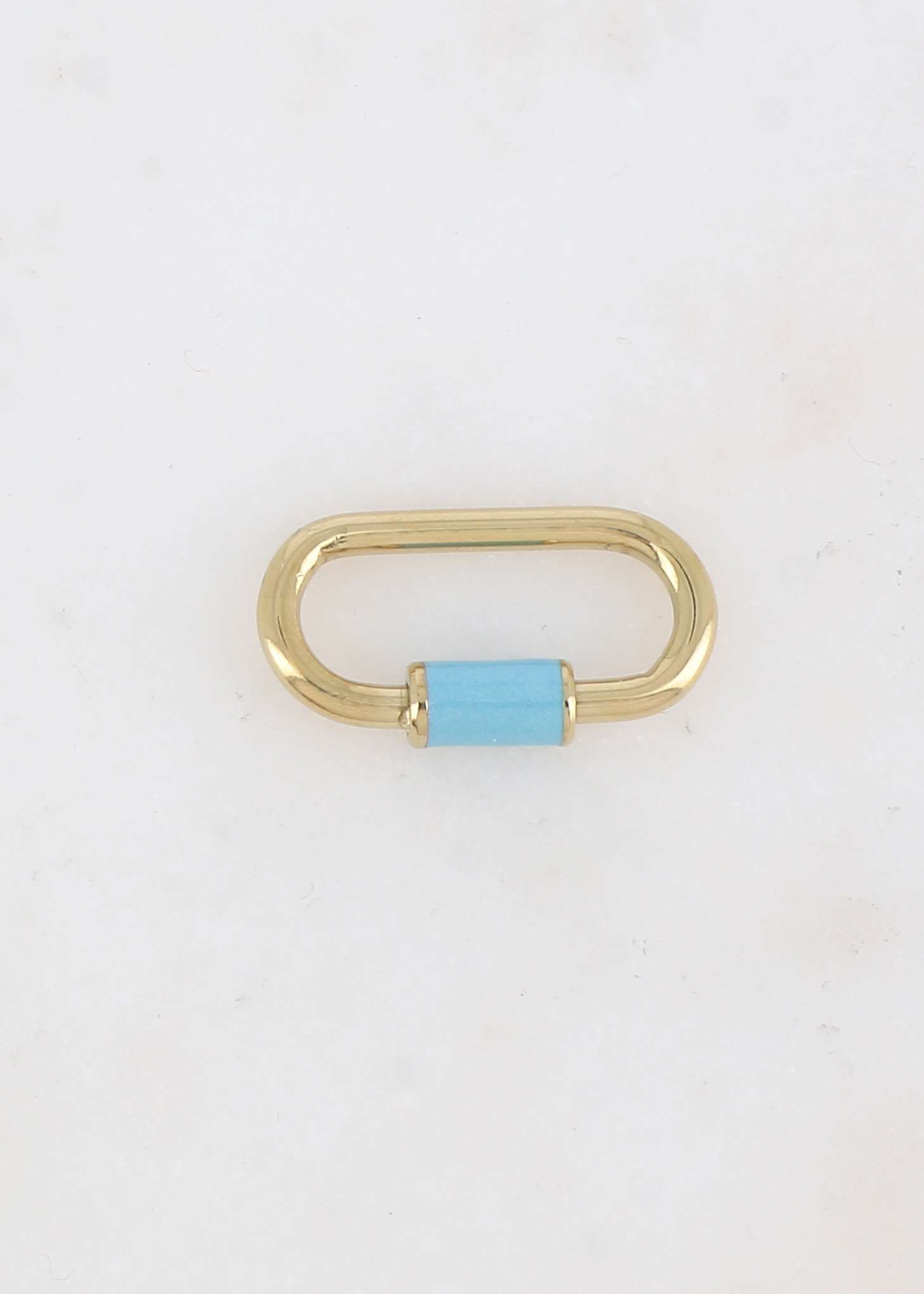 Mayorista Ikita Paris - Conjunto de 6 colgantes anillos ovales con esmalte