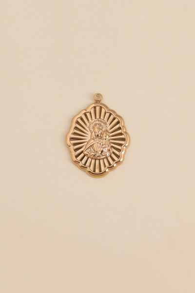 Grossiste Ikita Paris - LOT DE 3 Pendentifs texturés avec motif Madone Grossiste Ikita Paris - LOT DE 3 Pendentifs texturés avec motif Madone