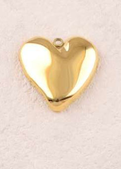 Wholesaler Ikita Paris - Set of 3 pendants Mirror Effect Coeur (Size M)