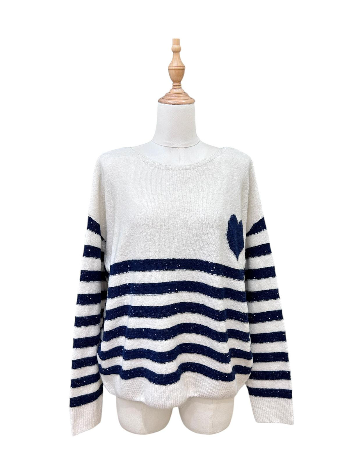 Wholesaler Ikoone&Bianka - Striped sweater