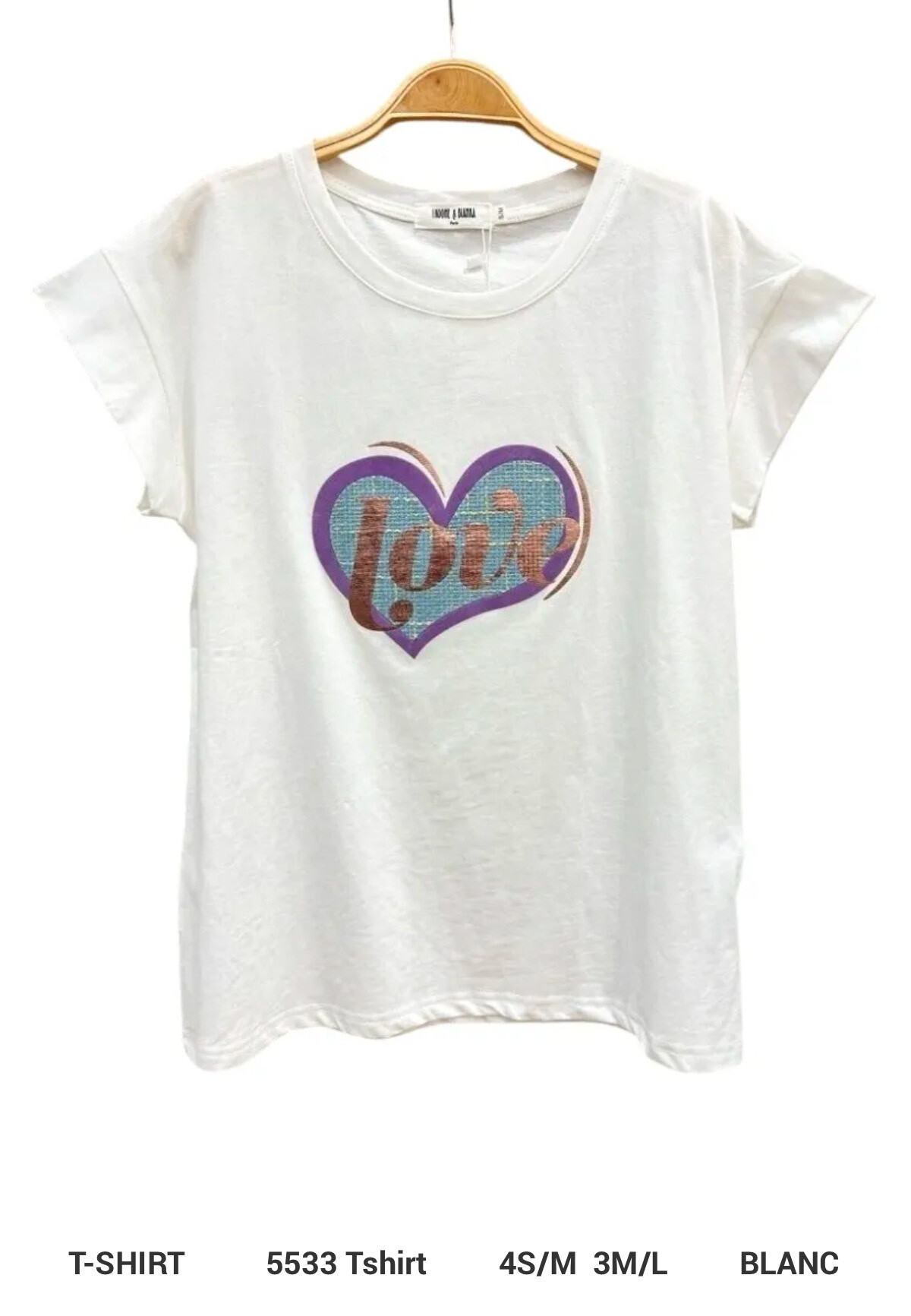 Wholesaler Ikoone&Bianka - T-shirt
