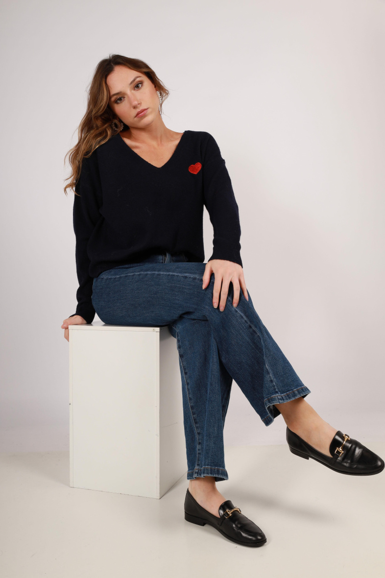 Grossiste In April 1986 - Pull en maille  – Confort et chaleur, à associer avec un jean ou une jupe .