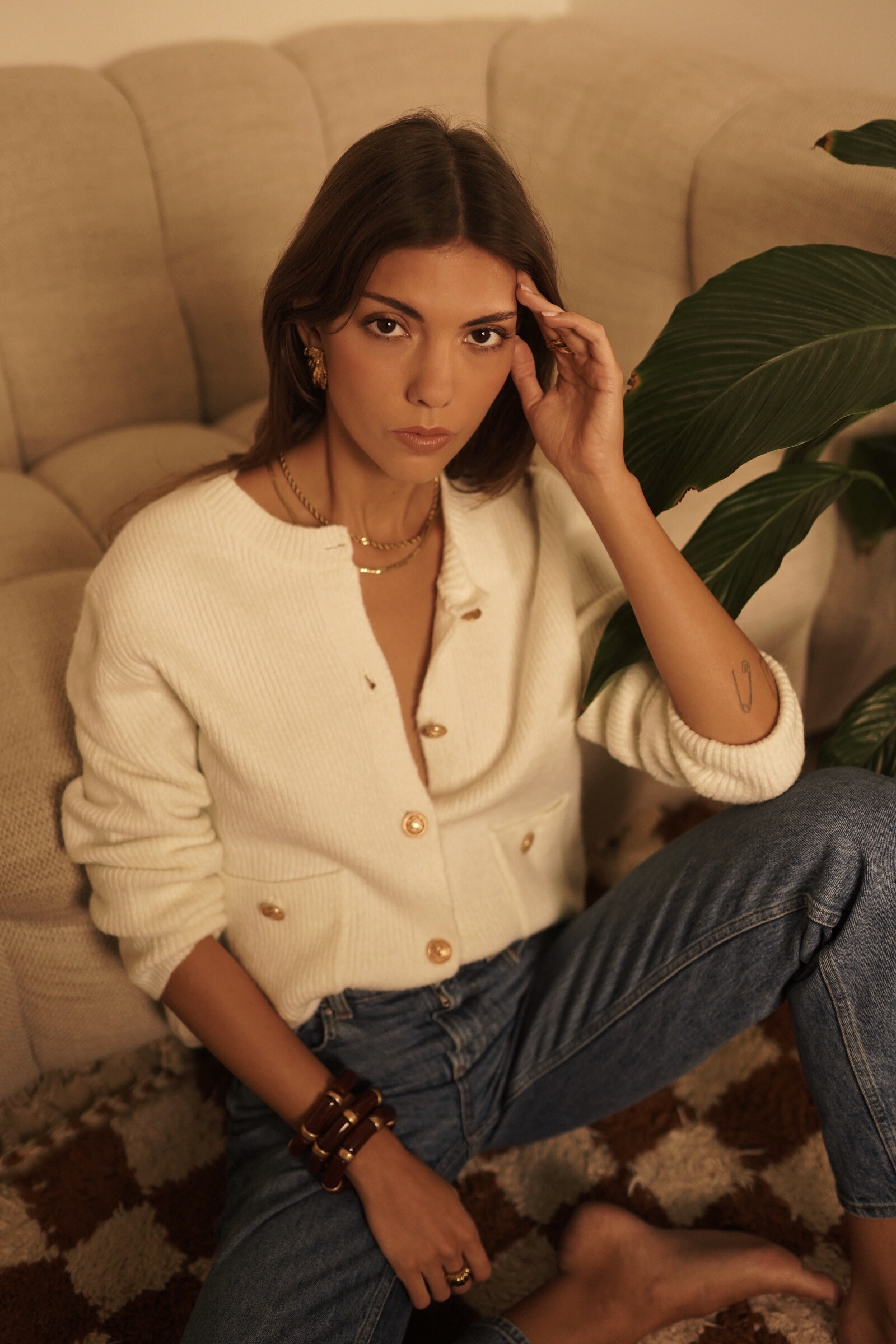 Grossiste In April 1986 - Pull en maille  – Confort et chaleur, à associer avec un jean ou une jupe .