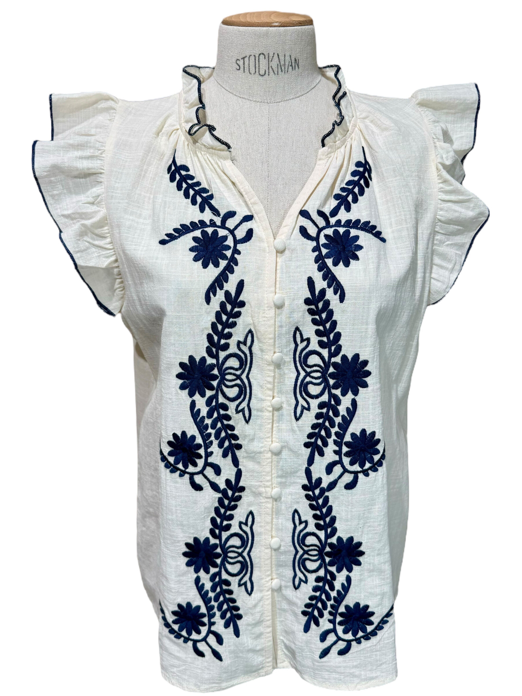 Wholesaler In April 1986 - Fluid blouse - elegance and lightness combined, perfect for a chic look.