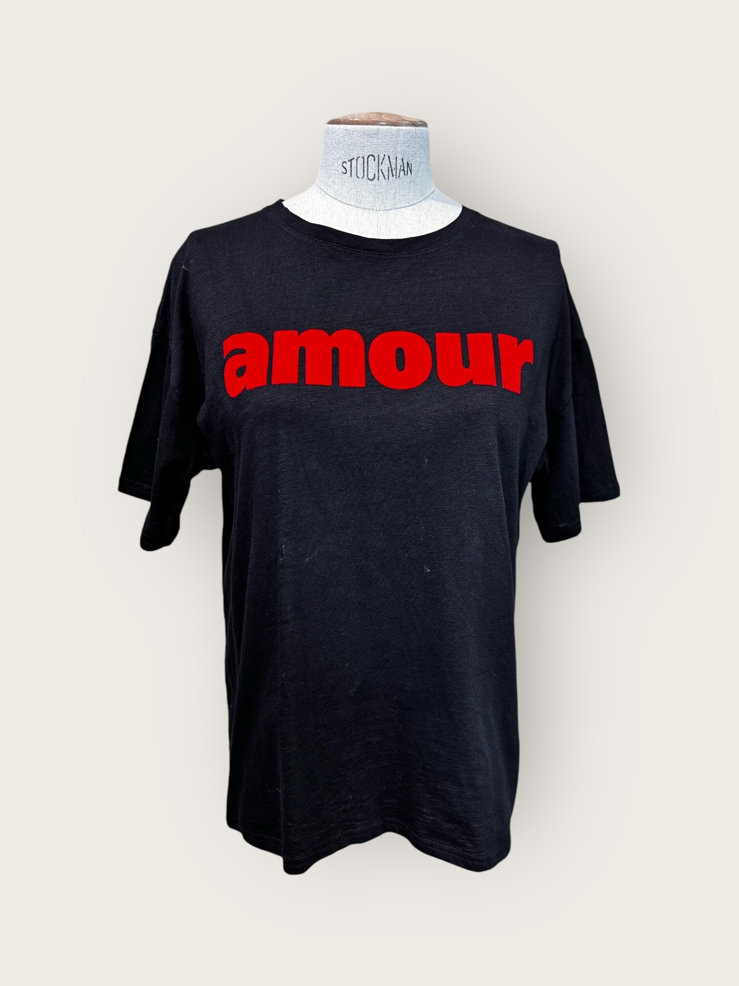 Mayorista In April 1986 - Camiseta de gran tamaño estampado "Love" Casual Pop Style