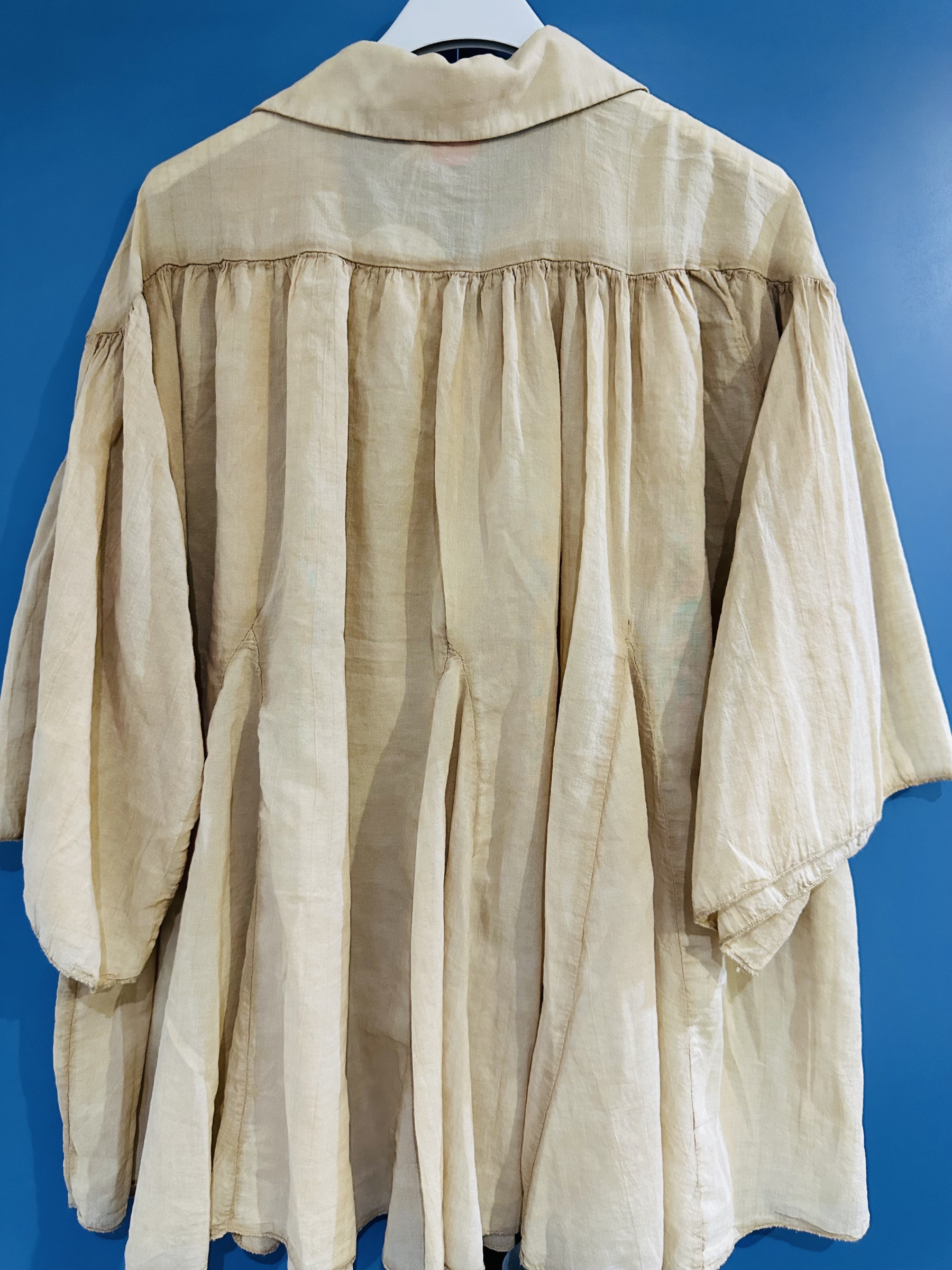 Grossiste INCERTAINES - Chemise Voile Coton Délavé Oversize Boutonnée - INCERTAINES