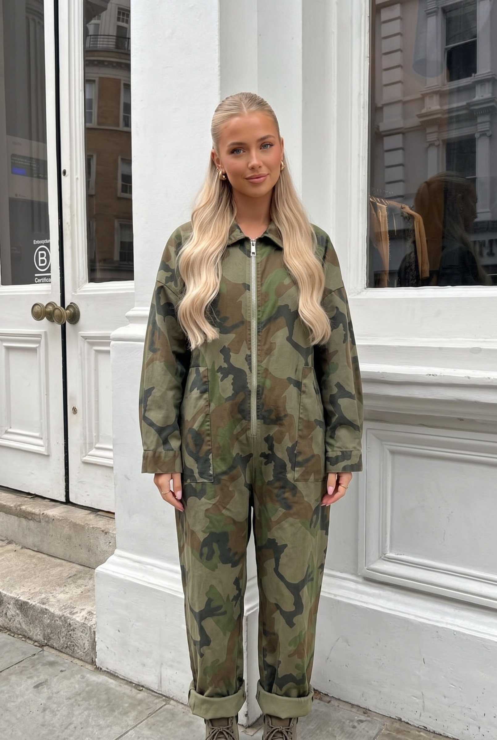 Grossiste INCERTAINES - Combinaison En Coton Motif Camo