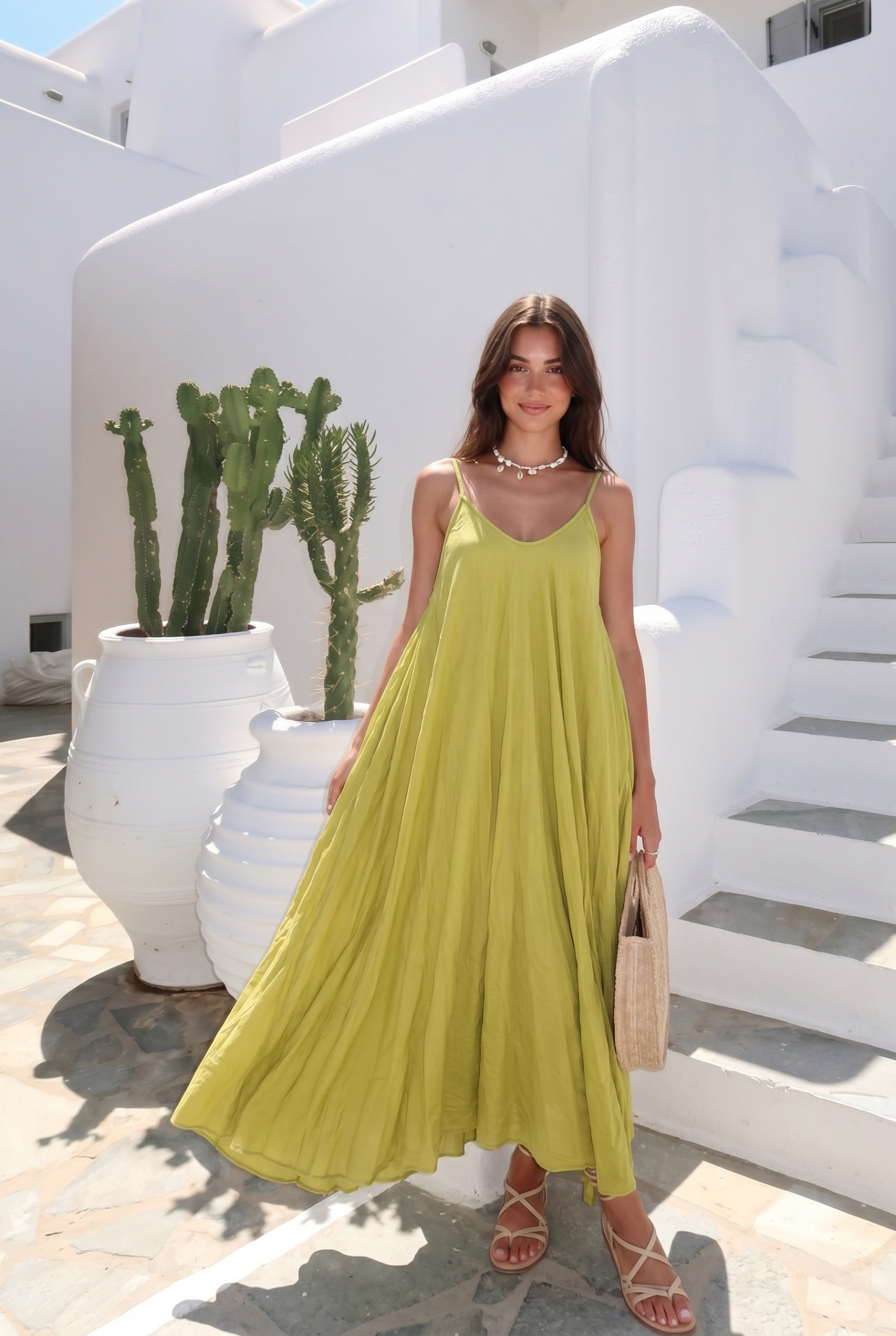 Grossiste INCERTAINES - Robe Longue En Voile De Coton