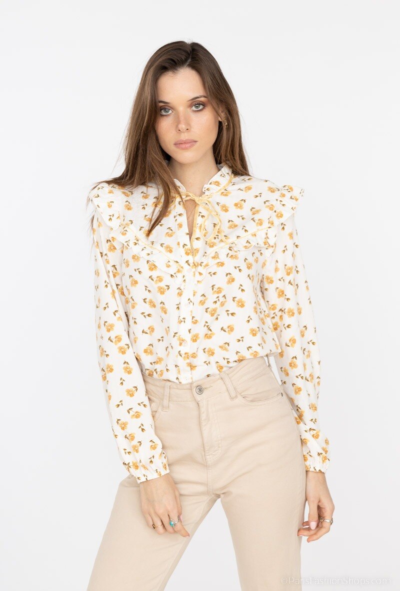 Grossiste Indie + Moi - Blouse imprimée PRISCA