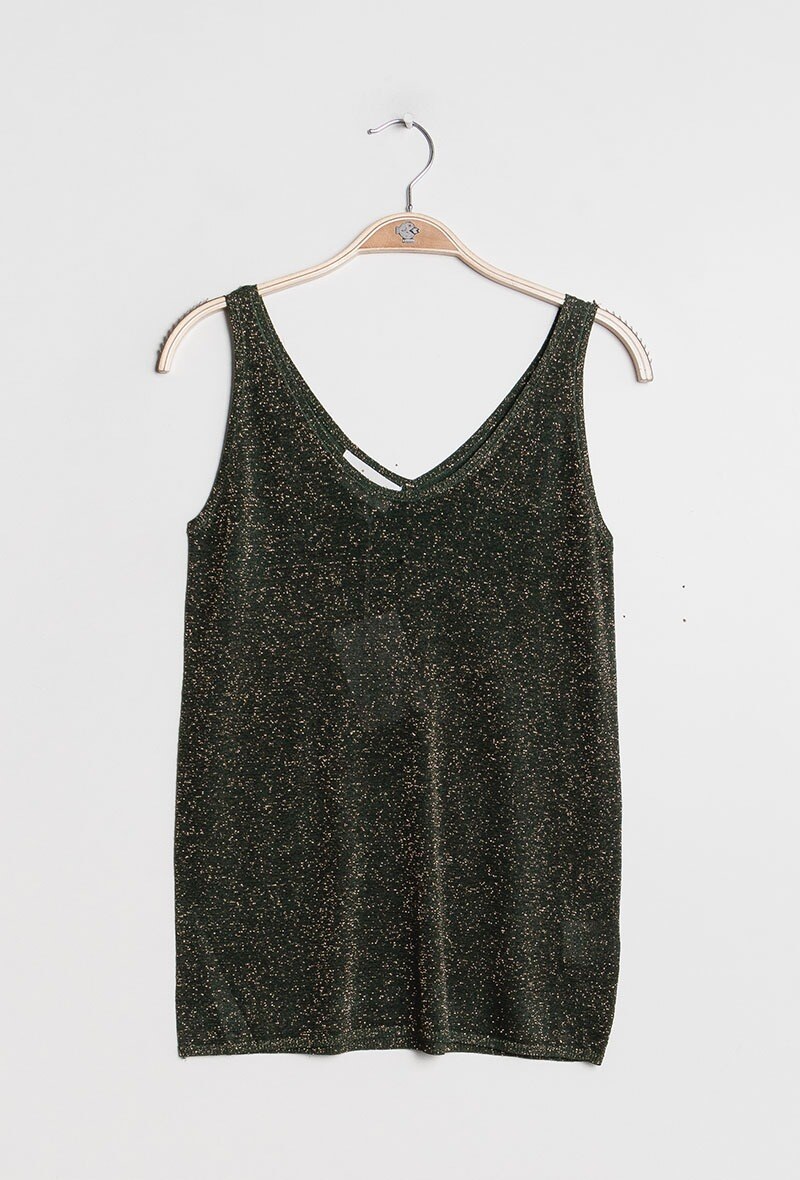 Wholesaler Indie + Moi - DIEGO Sequined tank top