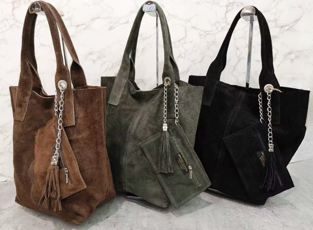 Grossista Ines Delaure - Shopper in pelle magnetica
