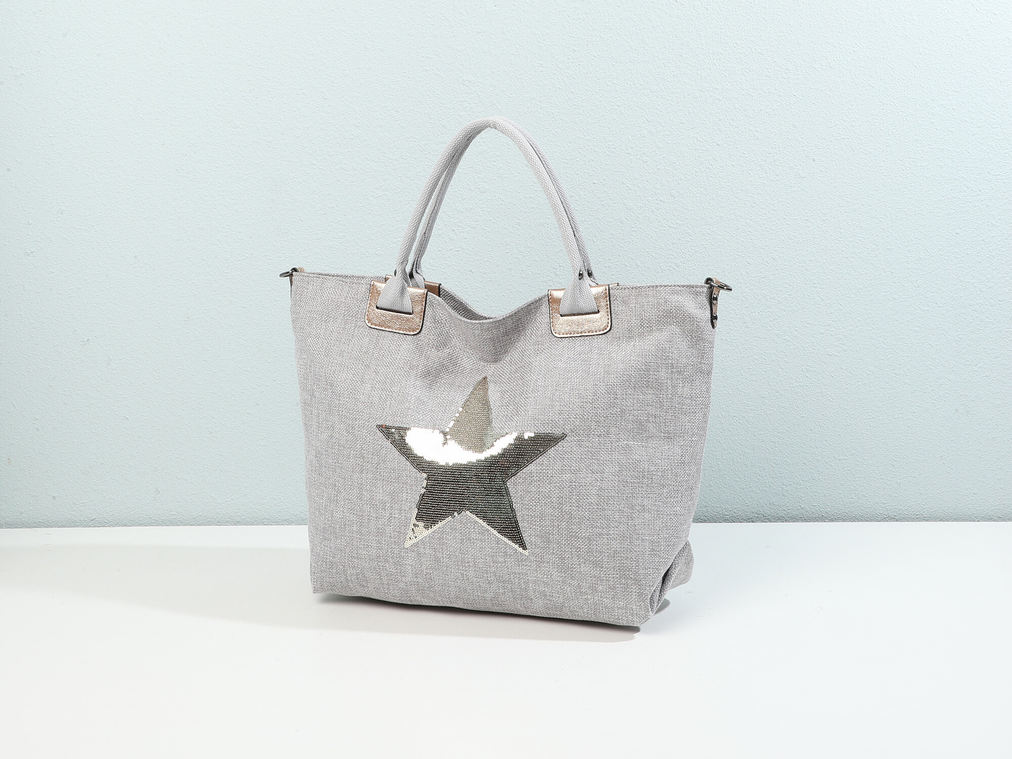 Wholesaler Ines Delaure - Bimatière shopping bags with star
