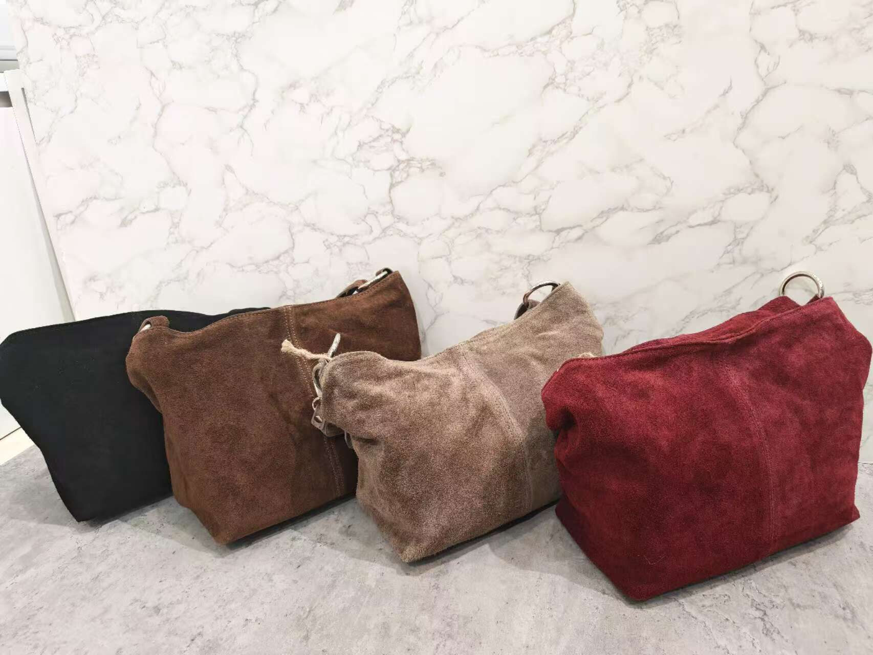 Grossista Ines Delaure - Borsa con zip in pelle