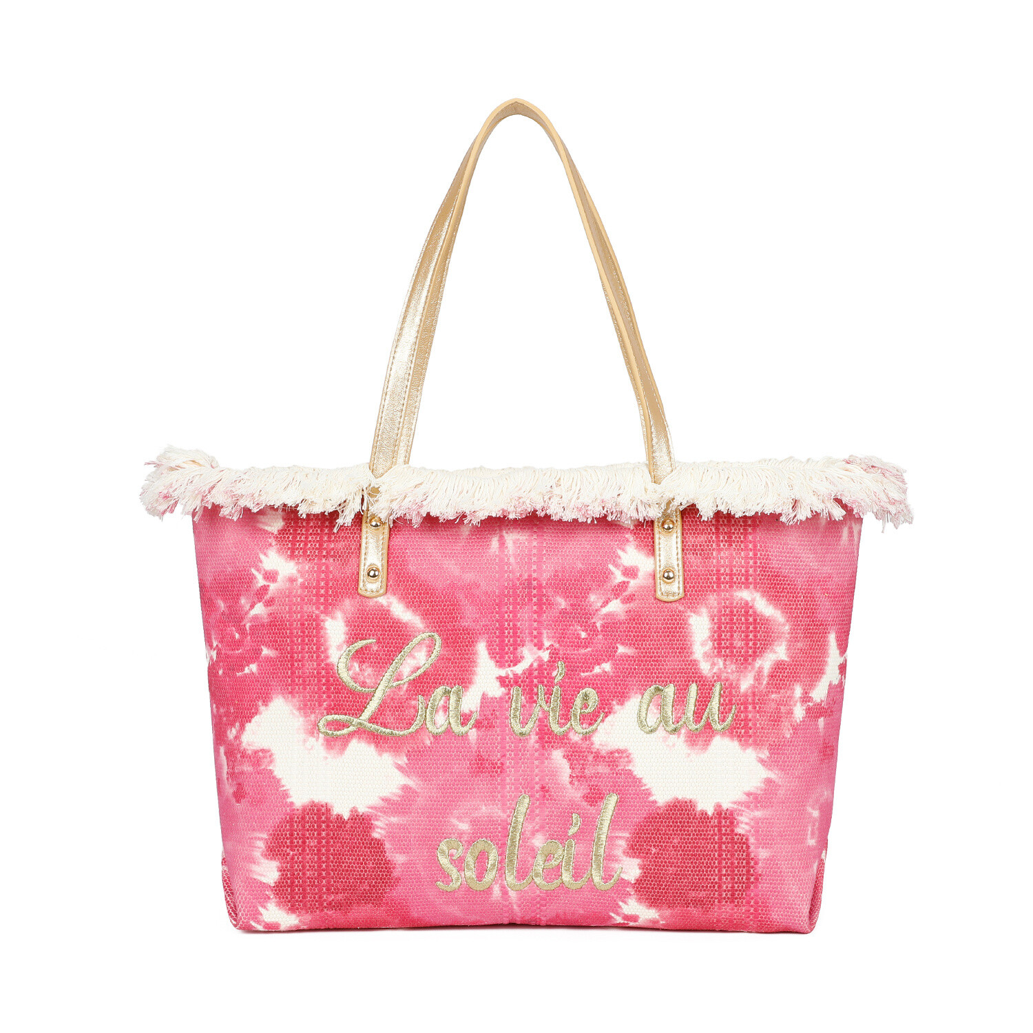 Mayorista Ines Delaure - Bolsa de compras con cremallera "Vida al sol"