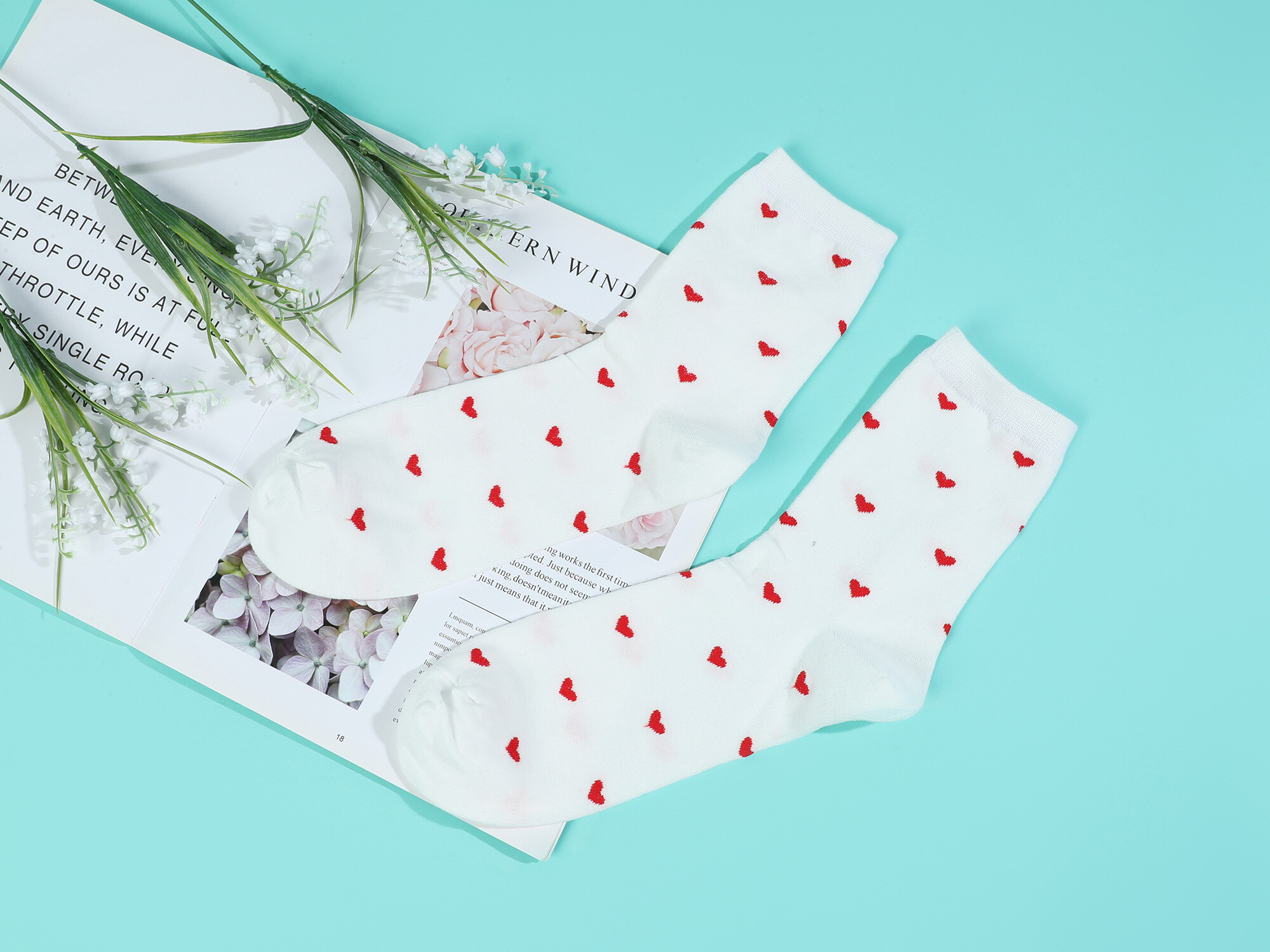 Grossiste Ines Delaure - Chaussettes multi coeurs