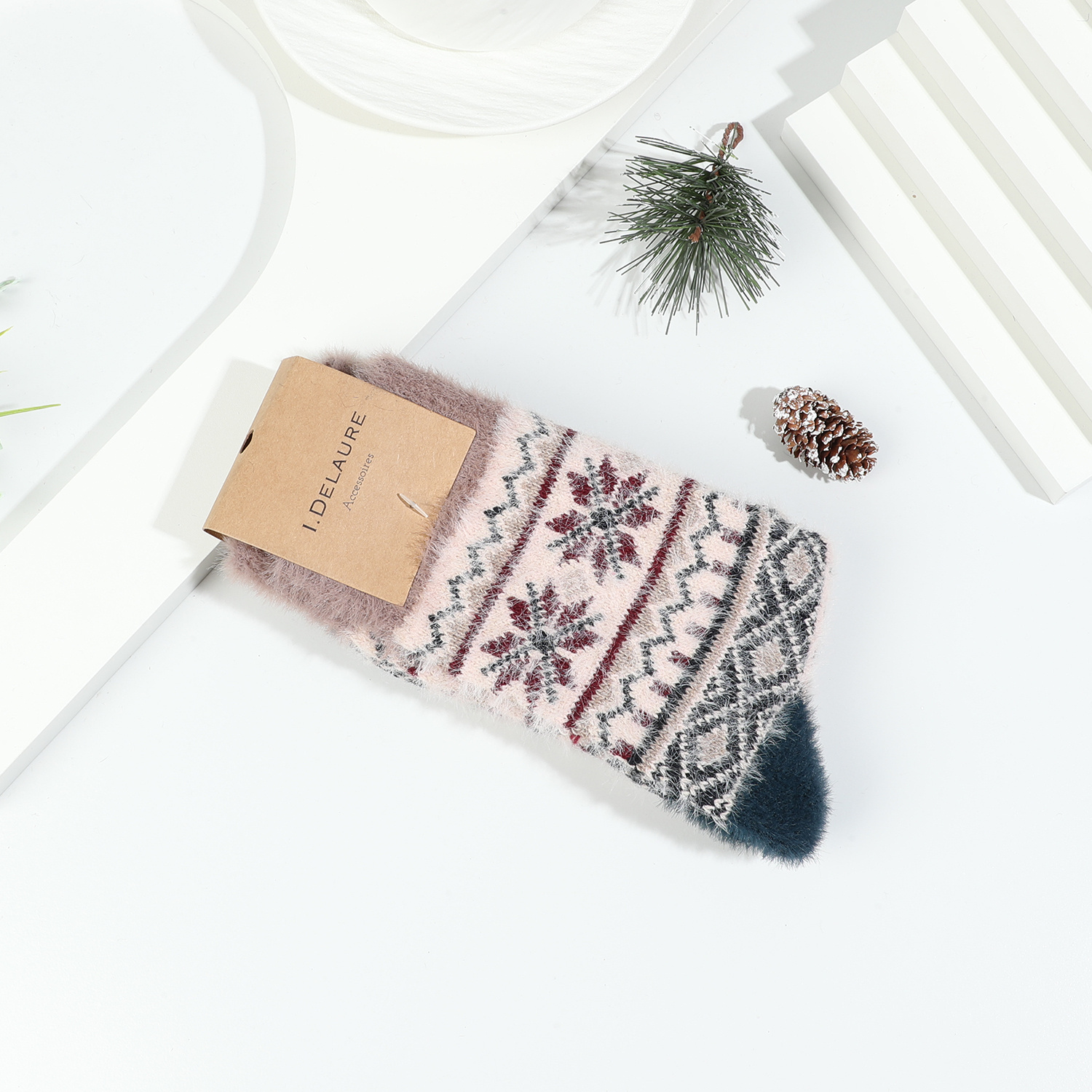 Grossiste Ines Delaure - Chaussettes épaisses pour femme