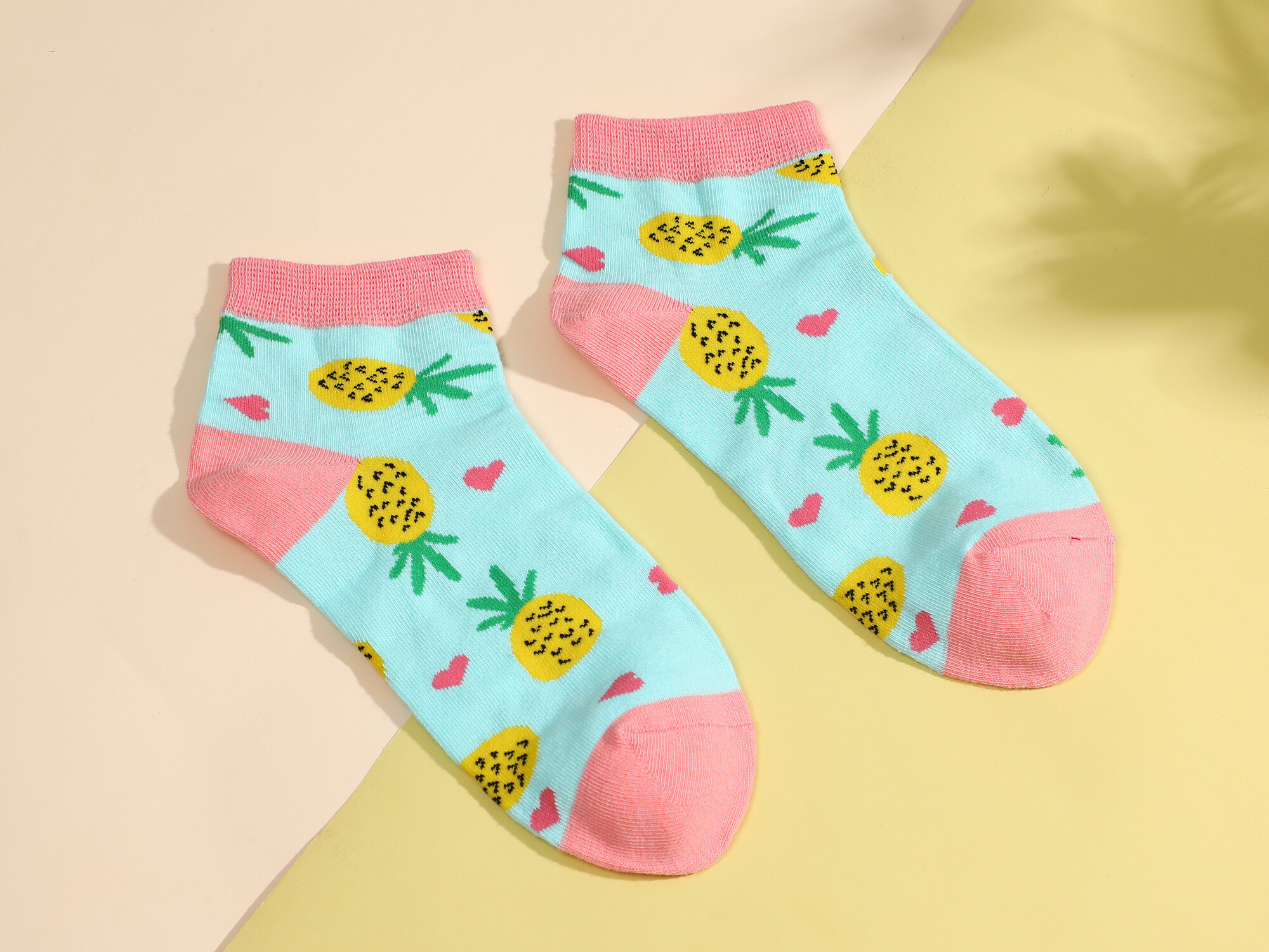 Grossiste Ines Delaure - Paquets de chaussettes, Ananas avec boîtes