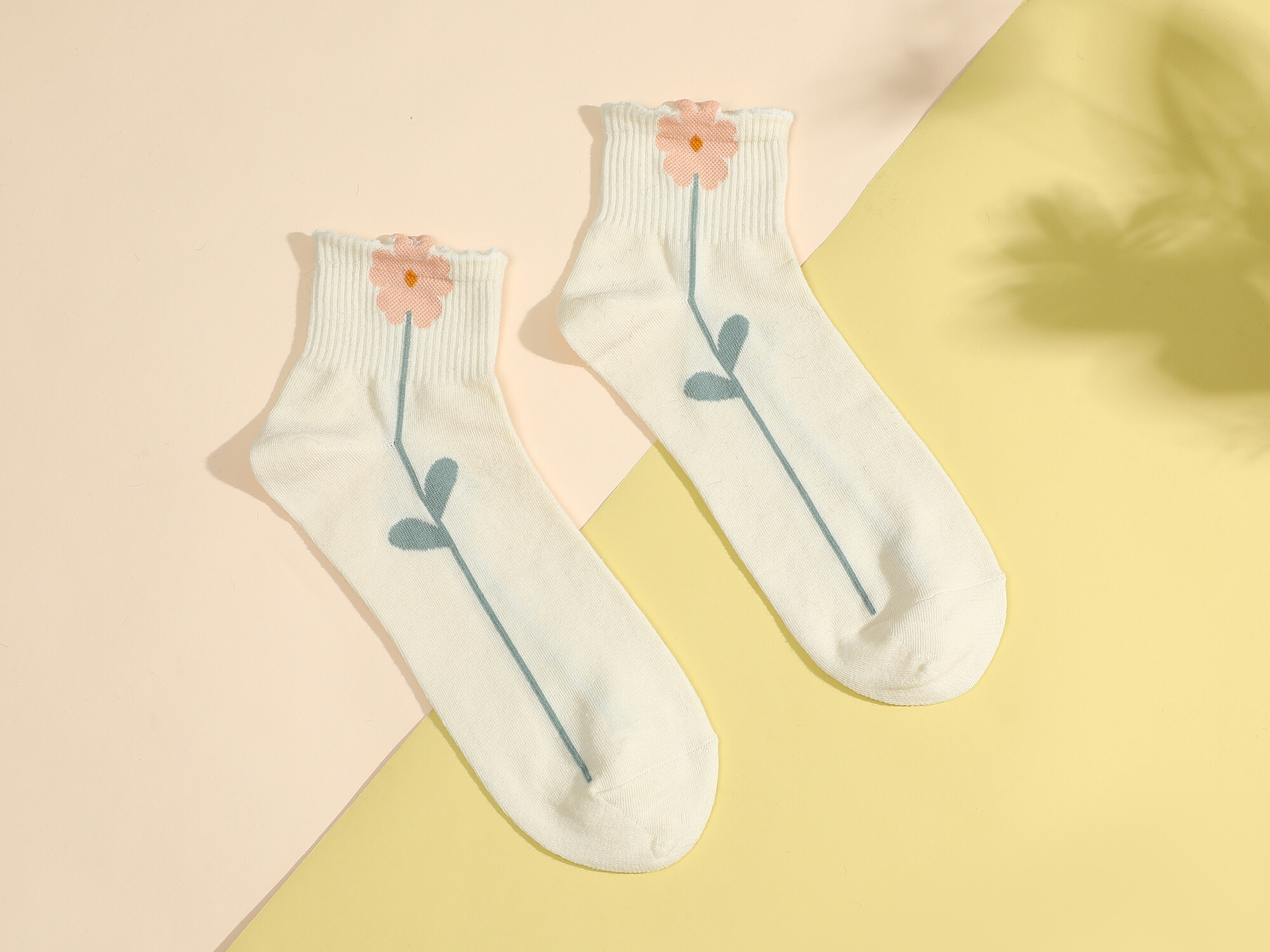 Wholesaler Ines Delaure - Flower pattern socks