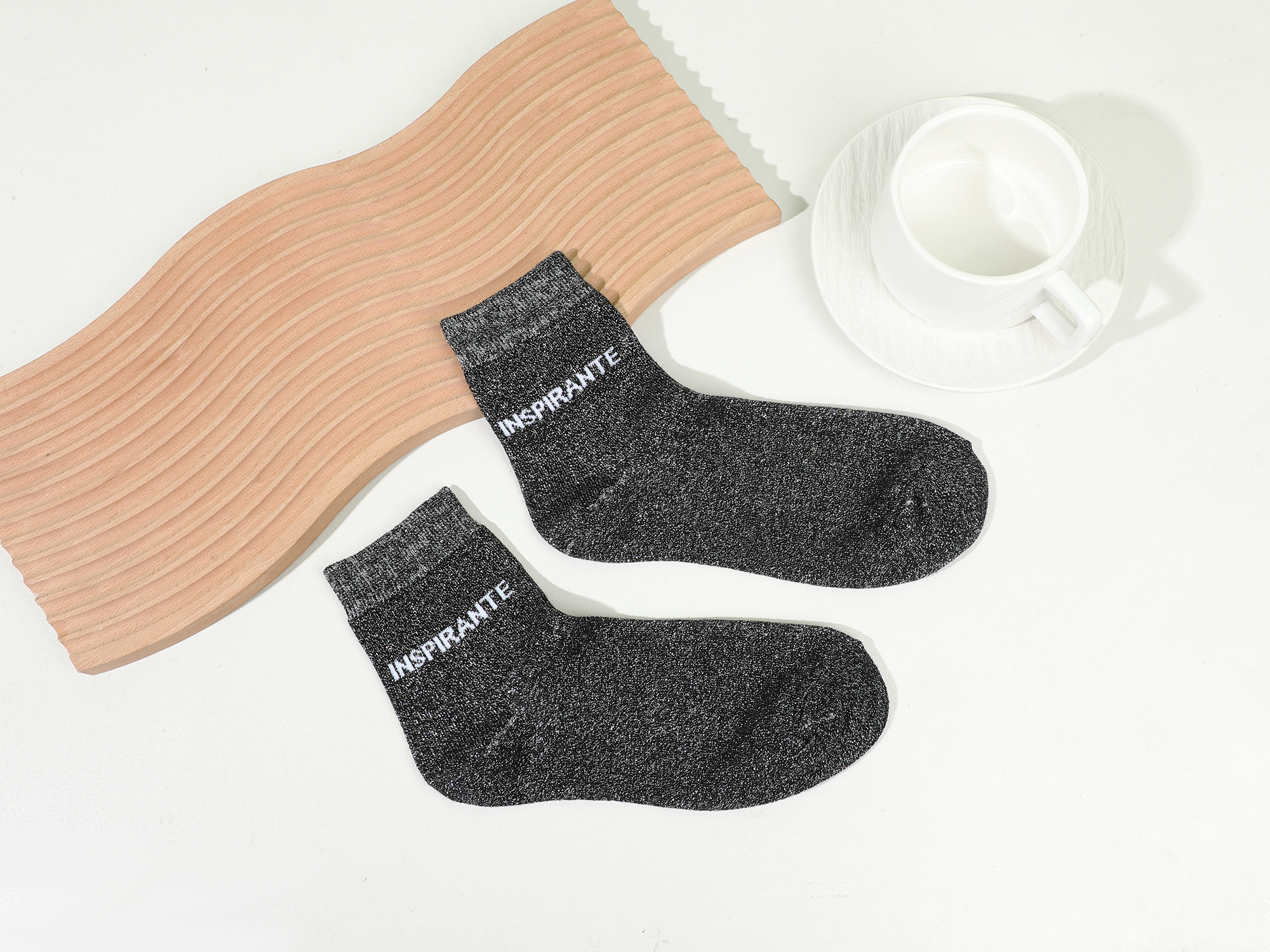 Wholesaler Ines Delaure - Sparkly message socks