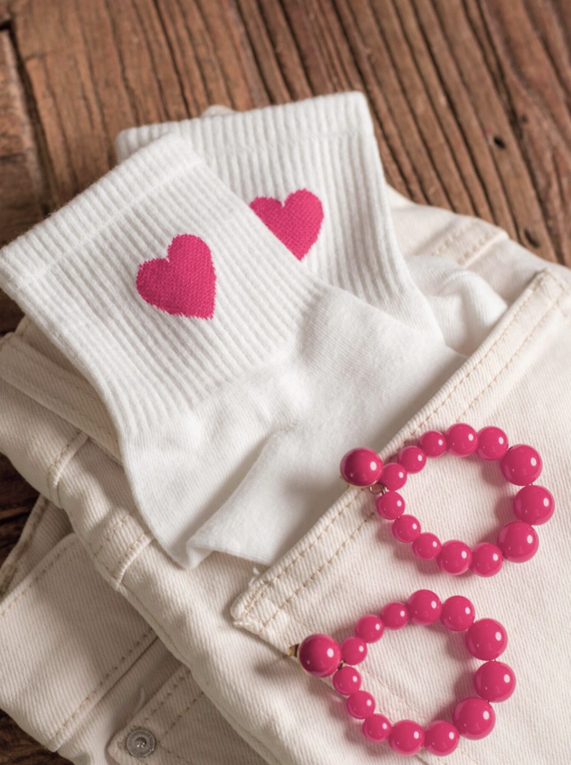 Grossiste Ines Delaure - Chaussettes coeur
