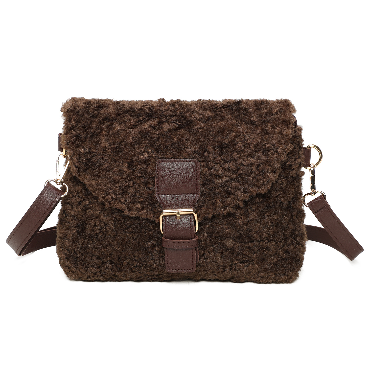 Wholesaler Ines Delaure - Faux fur crossbody bag