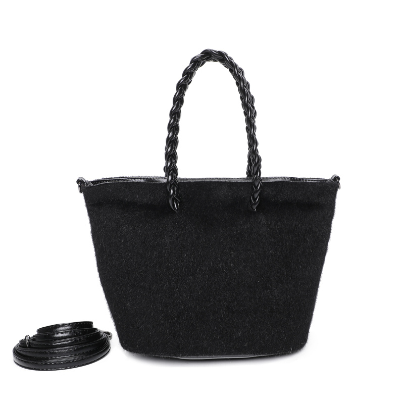 Grossiste Ines Delaure - Sac à main fausse fourrure