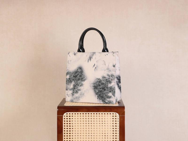 Wholesaler Ines Delaure - Tiger print tote bag