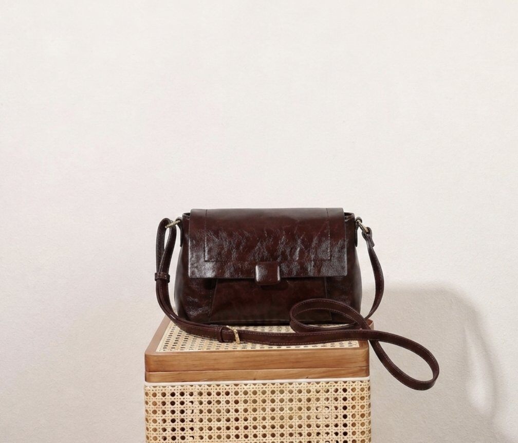 Grossiste Ines Delaure - Sac bandoulière zippé à rabat
