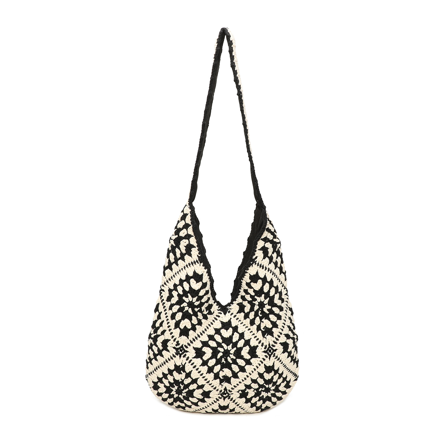 Grossiste Ines Delaure - Cabas anse longue, crochet parfait pour l'été