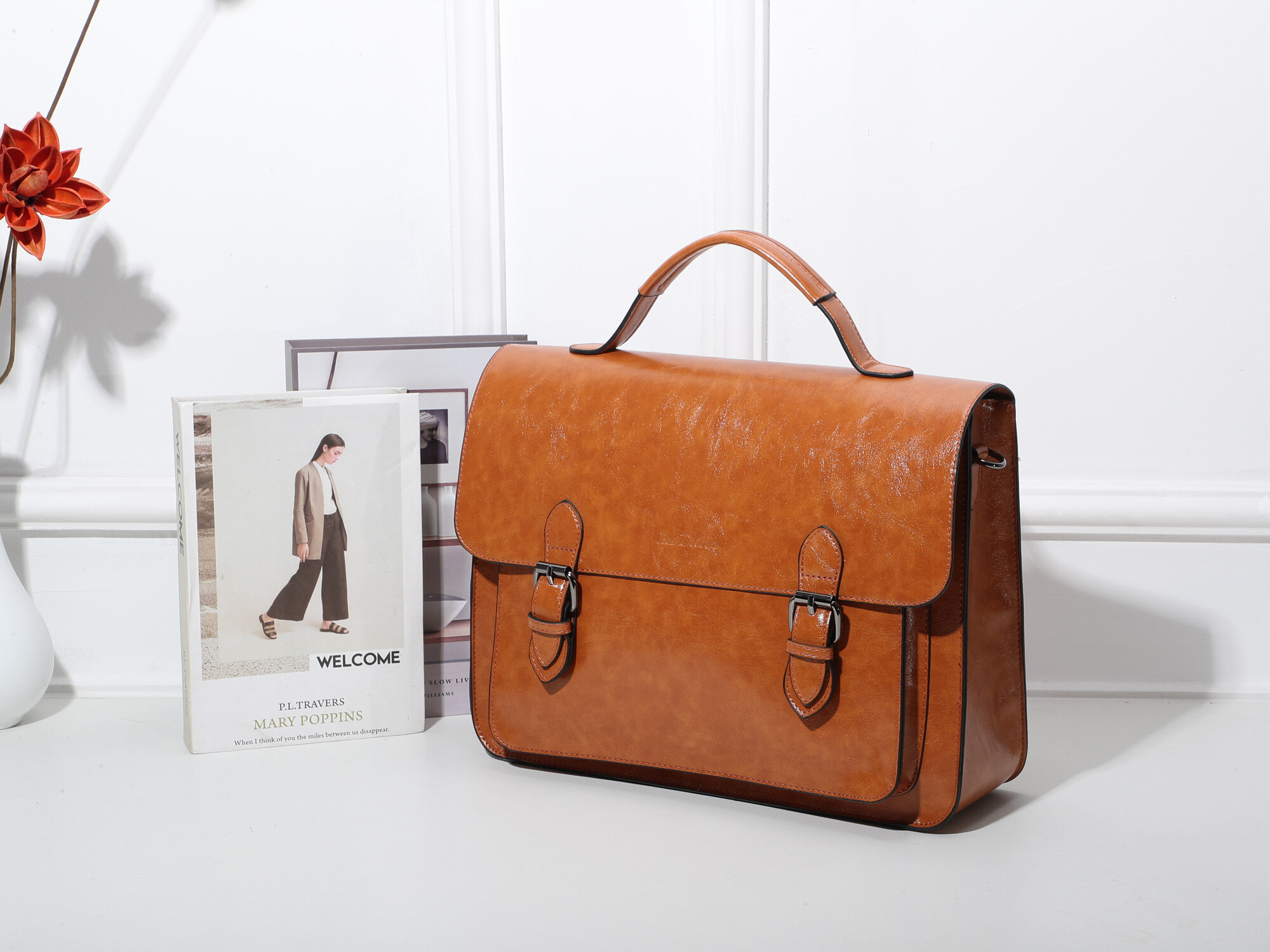 Wholesaler Ines Delaure - A4 size satchel bag