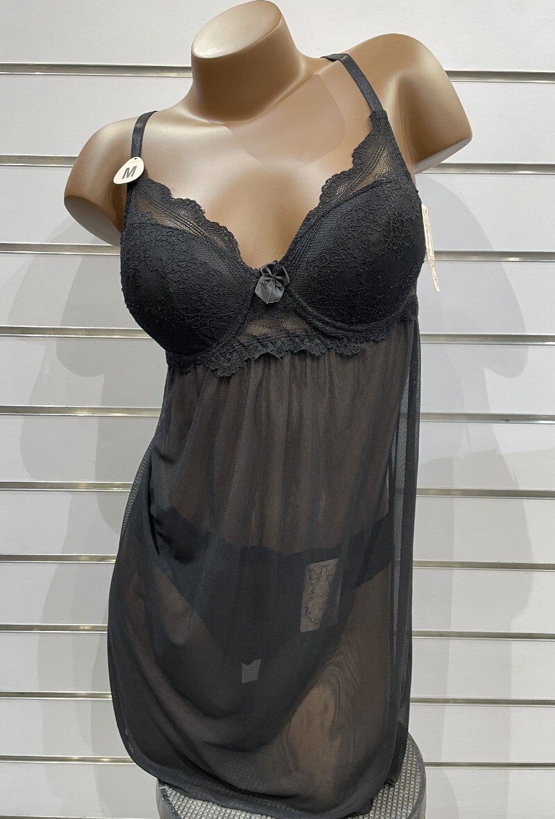 Grossiste Inoo Lingerie - Nuisette assortit avec un string