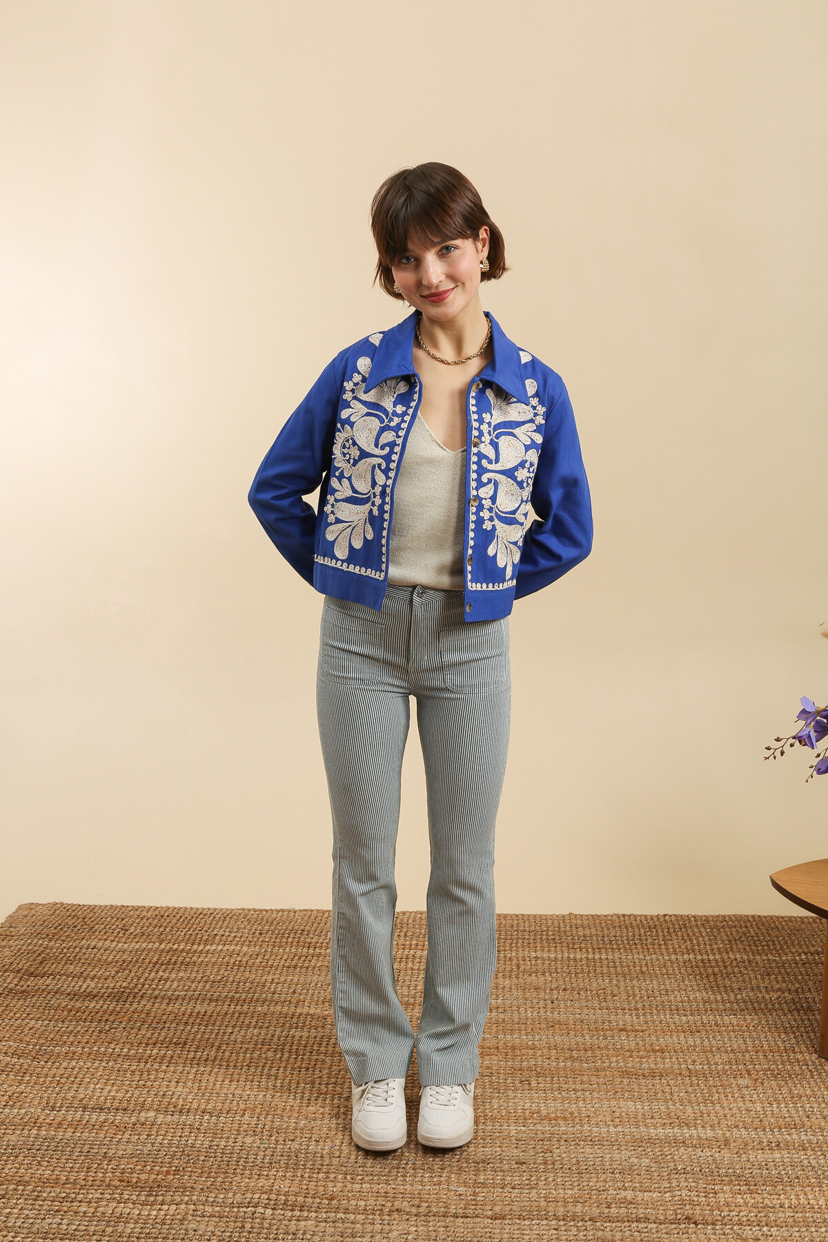 Wholesaler Inspiration Studio - ? embroidered jacket - artisanal elegance and bohemian touch ✨