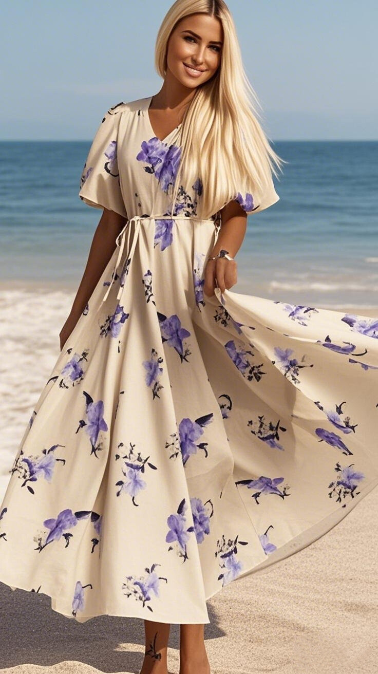 Wholesaler INSTA GIRL 1 - Long short sleeve dress