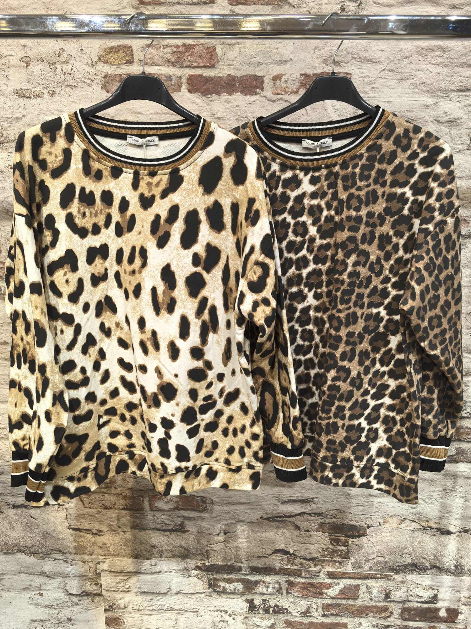 Mayorista INSTA GIRL OUTLET - Sudadera estampada de leopardo