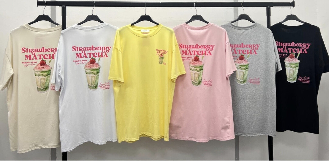 Wholesaler INSTA GIRL 1 - Matcha t-shirt