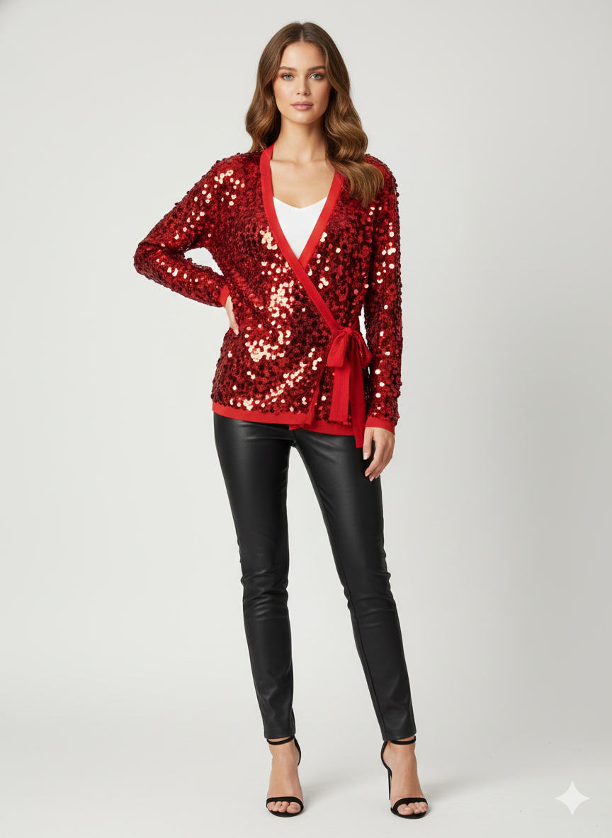 Wholesaler INSTA GIRL - Sequin blouse