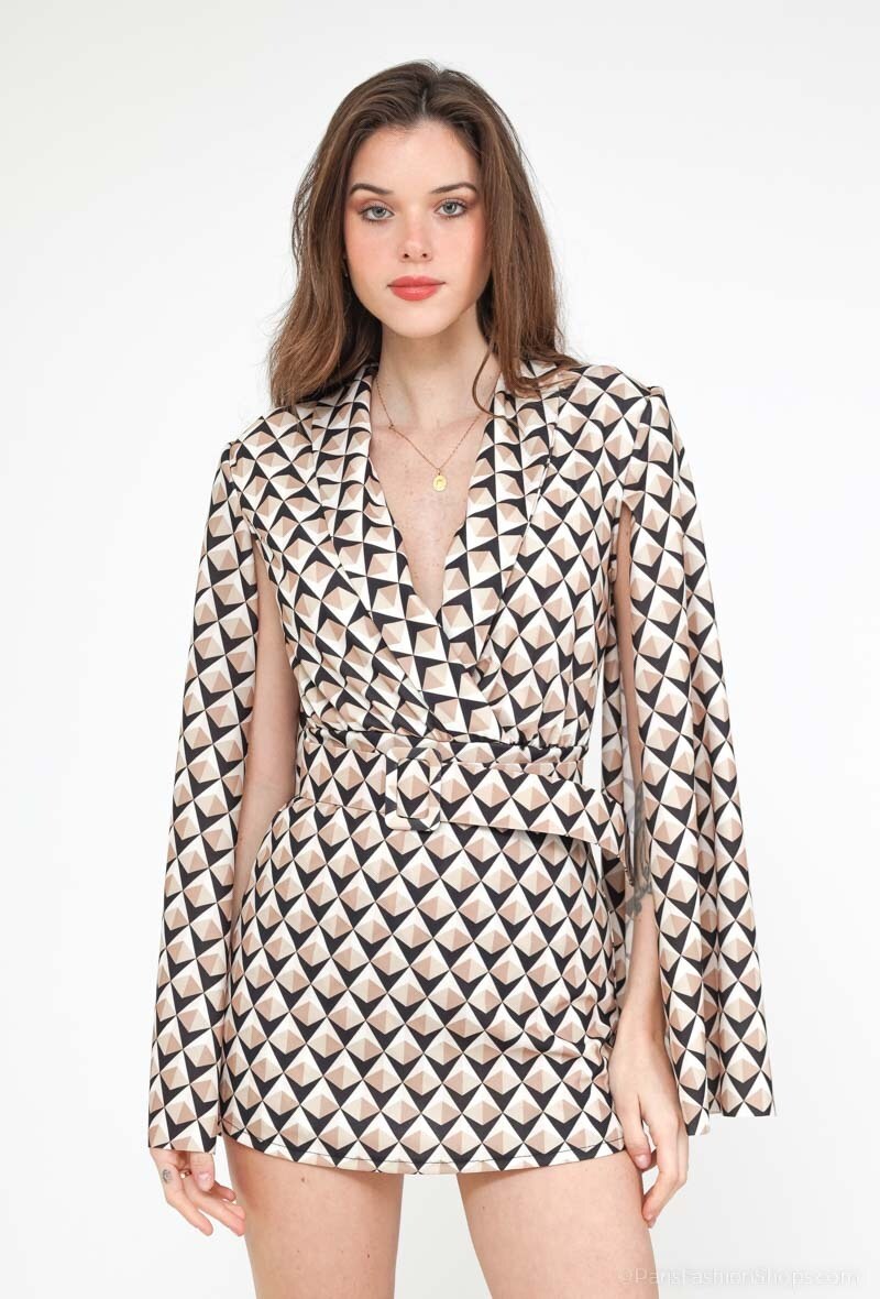 Mayorista INSTA GIRL OUTLET - Mono corto estampado