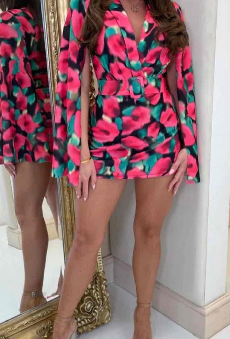 Mayorista INSTA GIRL OUTLET - Mono corto floral