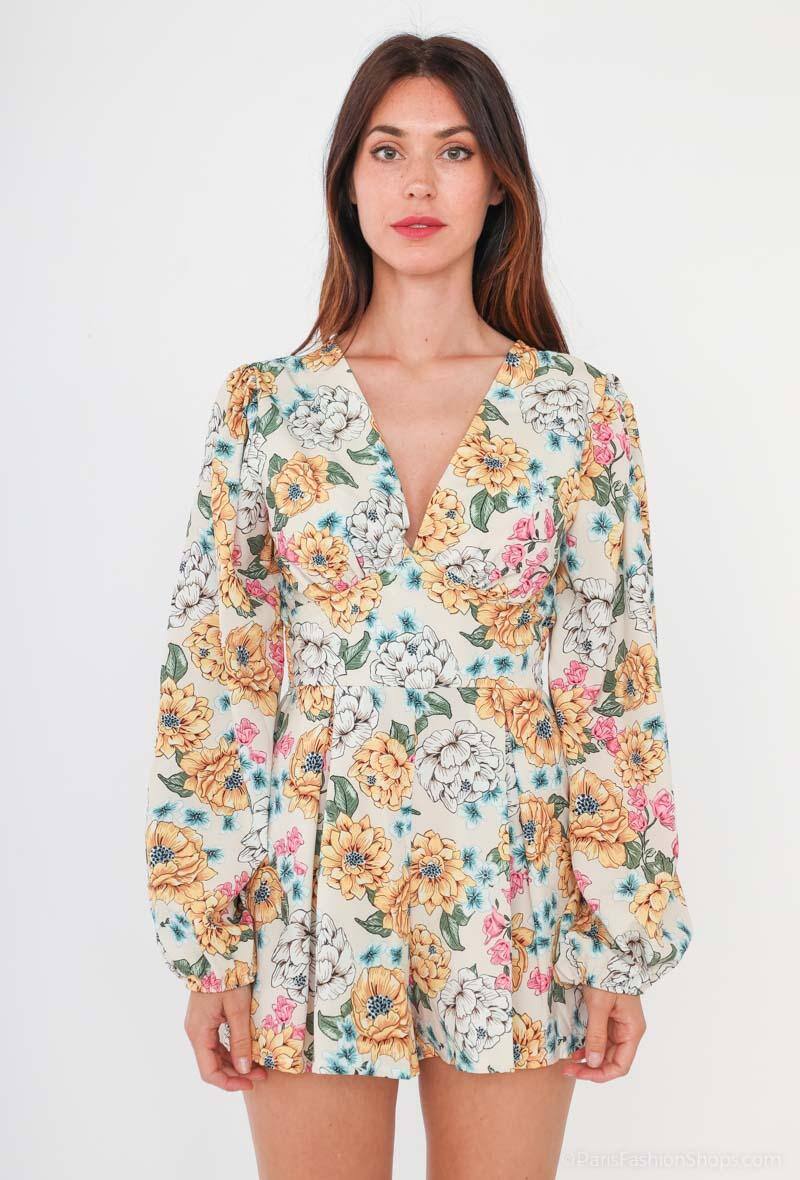 Mayorista INSTA GIRL OUTLET - Mono corto floral
